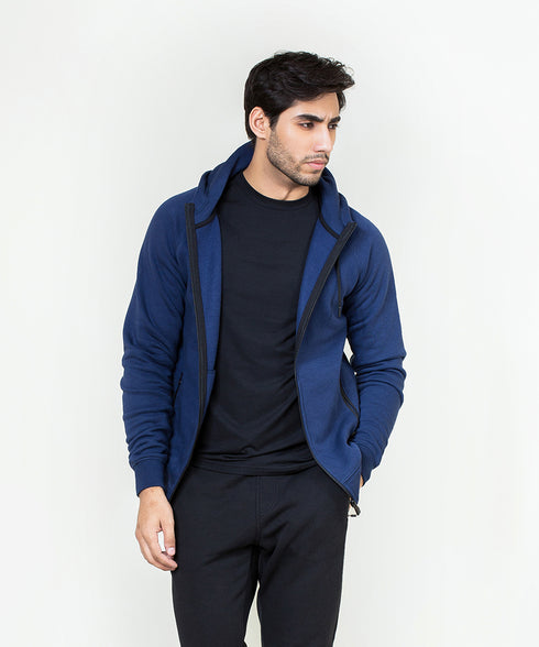 Men's Basic Zipper Hoodie